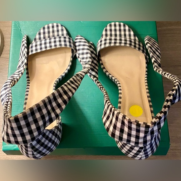 Black and white checkered sandals - Picture 5 of 9